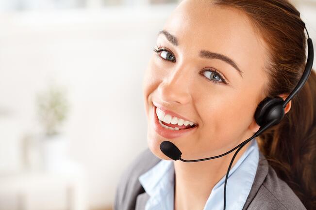 Customer service with a Colgate smile
